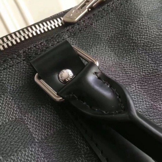 Replica Louis Vuitton Keepall Bandoulière 55 Damier Grafite N41413