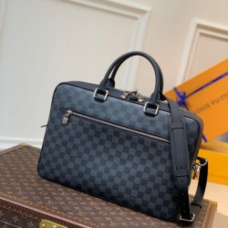 Replica Louis Vuitton Porte-Documents Business MM in grafite Damier N50200