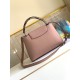 Replica Borsa MM Louis Vuitton Capucines Con Manico In Pitone N92801