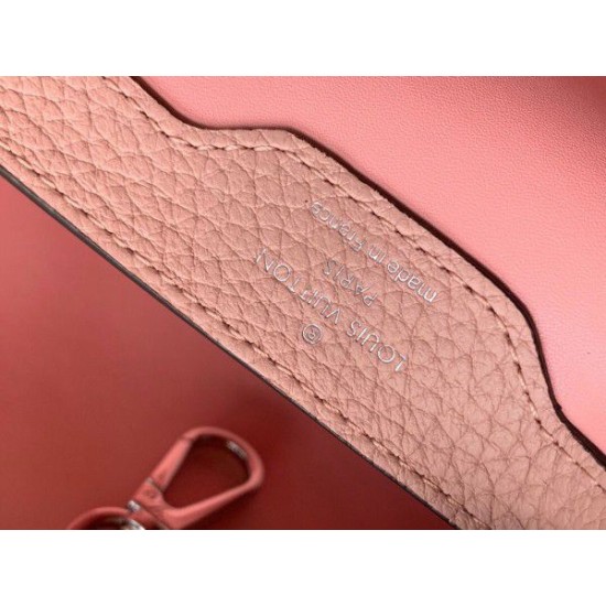 Replica Borsa MM Louis Vuitton Capucines Con Manico In Pitone N92801