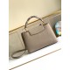 Replica Borsa Louis Vuitton Capucines MM con manico in pitone N92802