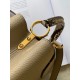 Replica Borsa Louis Vuitton Capucines MM con manico in pitone N92802