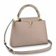 Replica Borsa Louis Vuitton Capucines MM con manico in pitone N92802