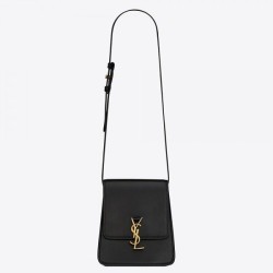 Replica Borsa YSL Saint Laurent Kaia North South nera