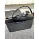 Replica Borsa a Tracolla YSL Saint Laurent Gaby Pelle di vitello Stampa Coccodrillo Nero