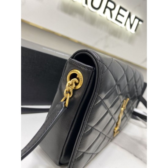 Replica Borsa a tracolla YSL Saint Laurent nera