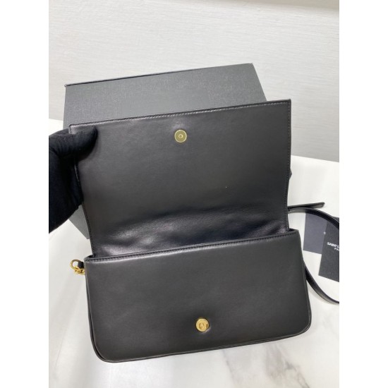 Replica Borsa a tracolla YSL Saint Laurent nera
