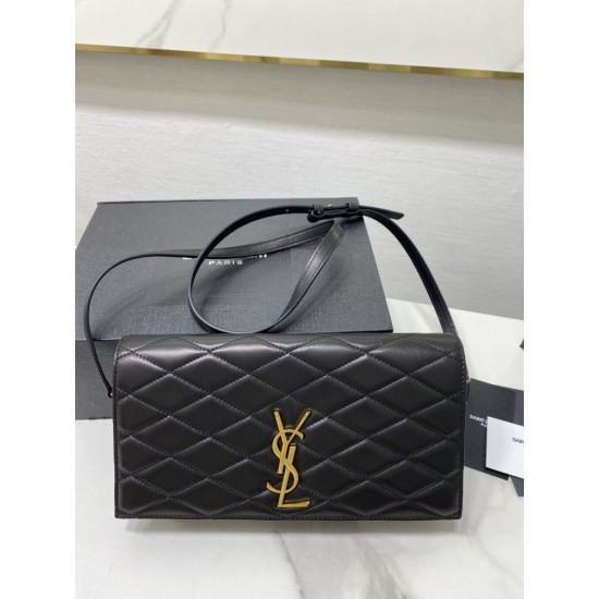 Replica Borsa a tracolla YSL Saint Laurent nera