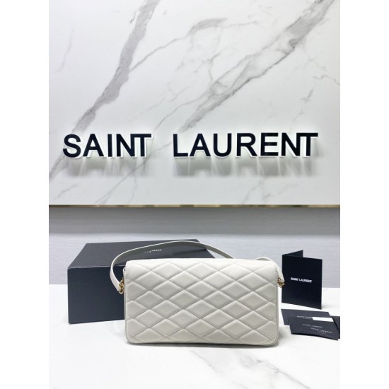 Replica Borsa a tracolla YSL Saint Laurent bianca