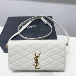 Replica Borsa a tracolla YSL Saint Laurent bianca
