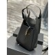 Replica YSL Saint Laurent Le 5 À 7 Cassandre Hobo Borsa Secchiello Morbida Piccola Pelle Liscia Nera
