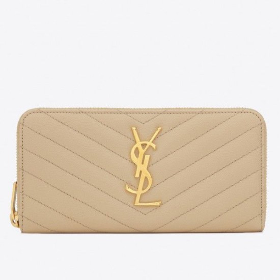 Replica YSL Saint Laurent Monogram Zip Around Portafoglio Cipria Replica YSL Saint Laurent Monogram Zip Around Portafoglio Cipria