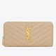 Replica YSL Saint Laurent Monogram Zip Around Portafoglio Cipria Replica YSL Saint Laurent Monogram Zip Around Portafoglio Cipria