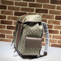 Replica Zaino medio Gucci Ophidia GG 598140 Marrone