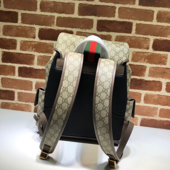 Replica Zaino medio Gucci Ophidia GG 598140 Marrone