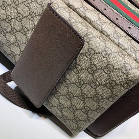Replica Zaino medio Gucci Ophidia GG 598140 Marrone