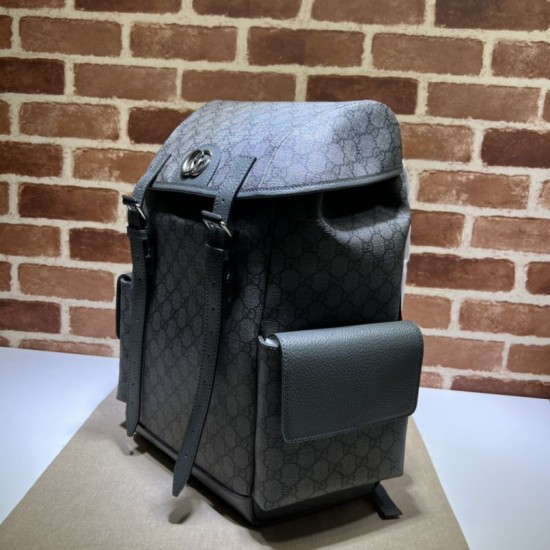 Replica Zaino medio Gucci Ophidia GG 598140 Nero