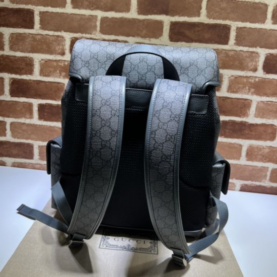 Replica Zaino medio Gucci Ophidia GG 598140 Nero