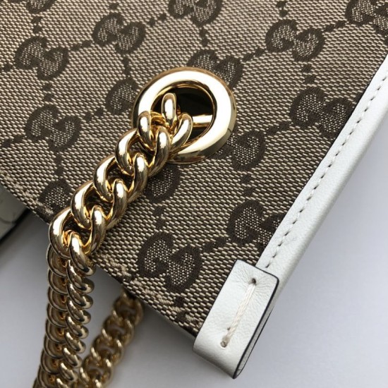 Replica Borsa tote media Gucci 1955 Horsebit 621144 Bianca