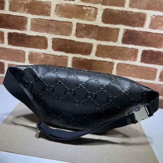 Replica Cintura Gucci Jumbo GG Borsa da uomo ‎645093 Nera