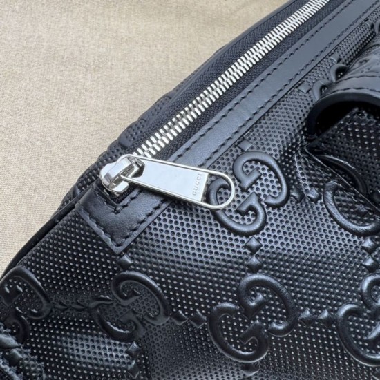Replica Cintura Gucci Jumbo GG Borsa da uomo ‎645093 Nera