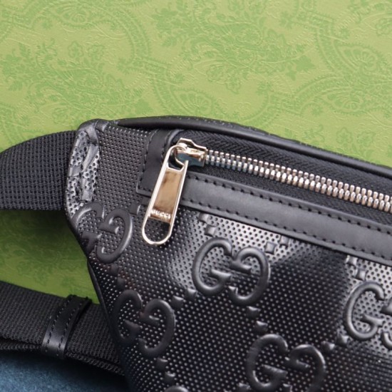 Replica Marsupio piccolo Gucci Jumbo GG 658582 Nero