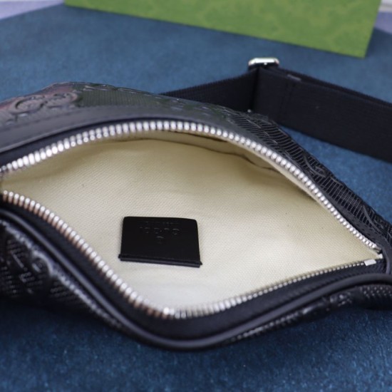 Replica Marsupio piccolo Gucci Jumbo GG 658582 Nero