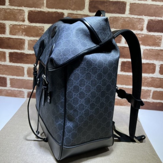 Replica Zaino Gucci medio con Interlocking G Men 696013 Nero Replica Zaino Gucci medio con Interlocking G Men 696013 Nero