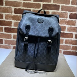 Replica Zaino Gucci medio con Interlocking G Men 696013 Nero