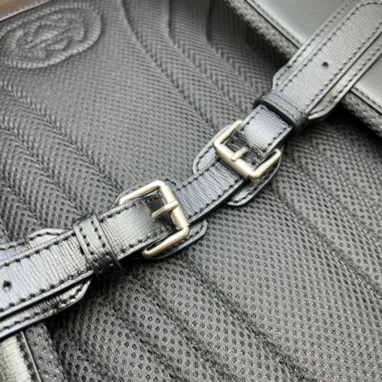 Replica Zaino Gucci medio con Interlocking G Men 696013 Nero Replica Zaino Gucci medio con Interlocking G Men 696013 Nero