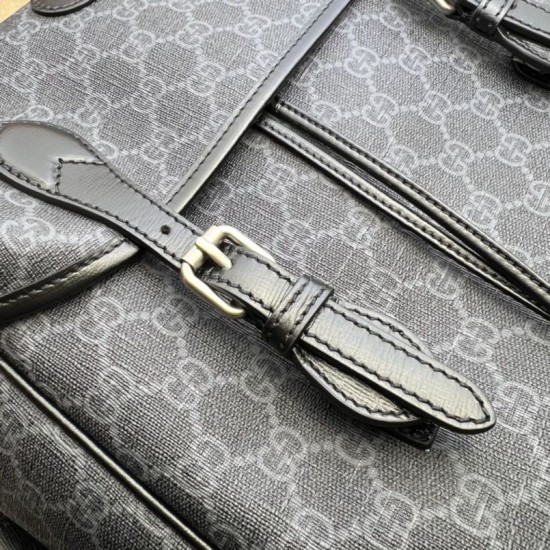 Replica Zaino Gucci medio con Interlocking G Men 696013 Nero Replica Zaino Gucci medio con Interlocking G Men 696013 Nero
