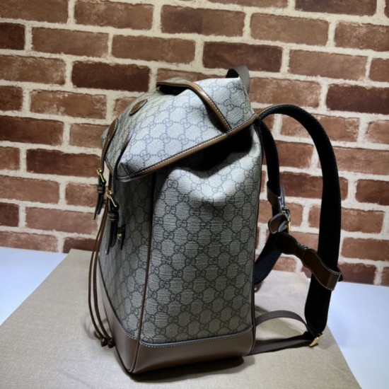 Replica Zaino Gucci medio con Interlocking G Men 696013 Marrone