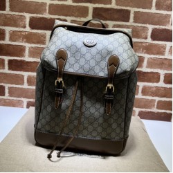 Replica Zaino Gucci medio con Interlocking G Men 696013 Marrone