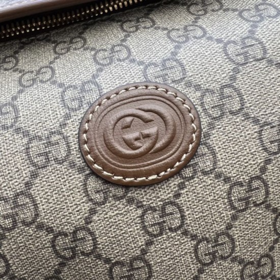 Replica Zaino Gucci medio con Interlocking G Men 696013 Marrone