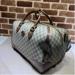 Replica Gucci Borsone con Incastro G 696014 Marrone