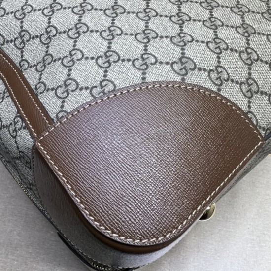 Replica Gucci Borsone con Incastro G 696014 Marrone