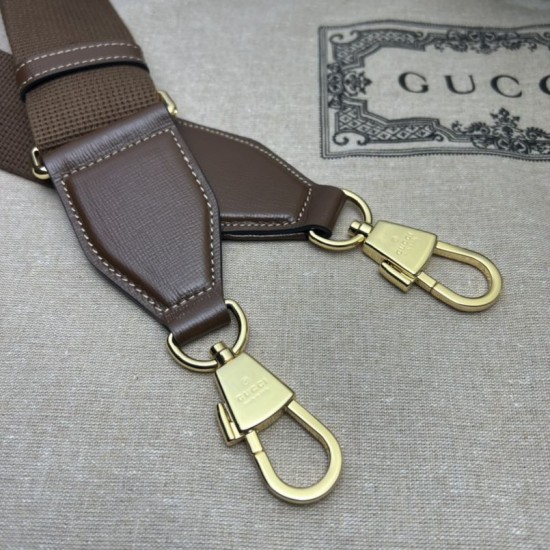 Replica Gucci Borsone con Incastro G 696014 Marrone