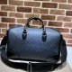 Replica Gucci Borsone con Incastro G 696014 Nero
