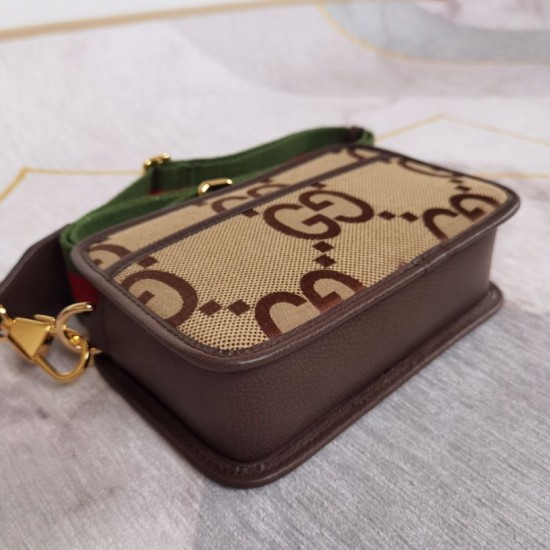 Replica Borsa mini Gucci Jumbo GG 696075 Marrone