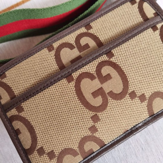 Replica Borsa mini Gucci Jumbo GG 696075 Marrone