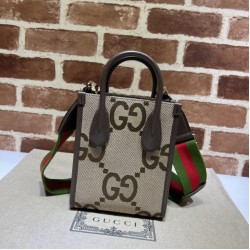 Replica Borsa tote mini Gucci Jumbo GG 699406 Cammello