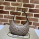 Replica Mini borsa a forma di mezzaluna Gucci GG Marmont 699514 Rosa