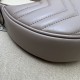 Replica Mini borsa a forma di mezzaluna Gucci GG Marmont 699514 Rosa