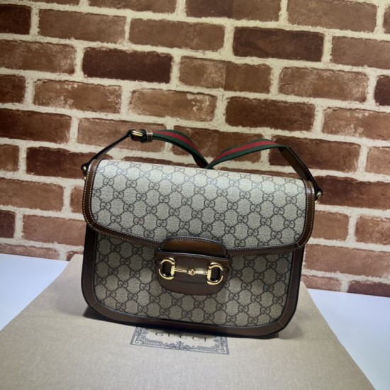 Replica Borsa a tracolla Gucci Horsebit 1955 da uomo 700457