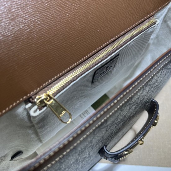 Replica Borsa a tracolla Gucci Horsebit 1955 da uomo 700457