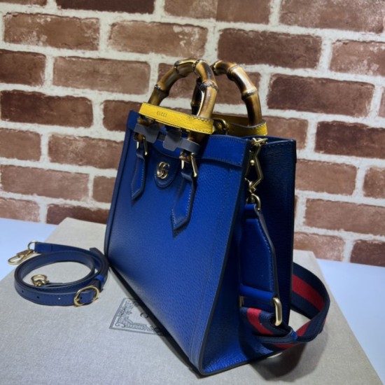 Replica Borsa tote piccola Gucci Diana 702721 Blu Replica Borsa tote piccola Gucci Diana 702721 Blu