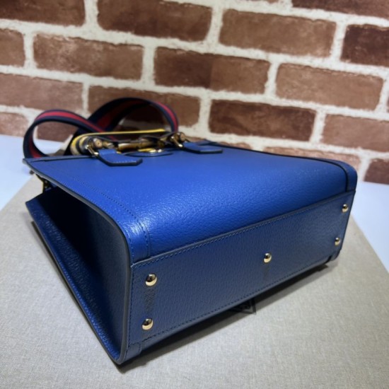 Replica Borsa tote piccola Gucci Diana 702721 Blu Replica Borsa tote piccola Gucci Diana 702721 Blu
