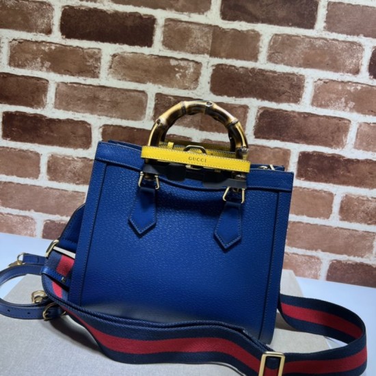 Replica Borsa tote piccola Gucci Diana 702721 Blu Replica Borsa tote piccola Gucci Diana 702721 Blu