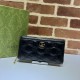 Replica Portafoglio con zip Gucci GG Matelassé 723784 Nero