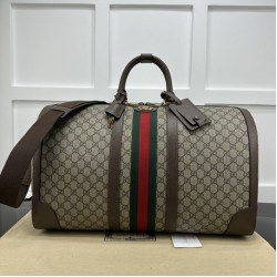 Replica Borsone grande Gucci Jumbo GG 724612 Marrone 52 cm
